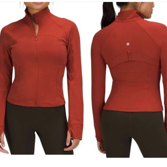Lululemon Nulu Cropped Define Jacket - Cayenne Women’s Size 4 - Picture 2 of 4